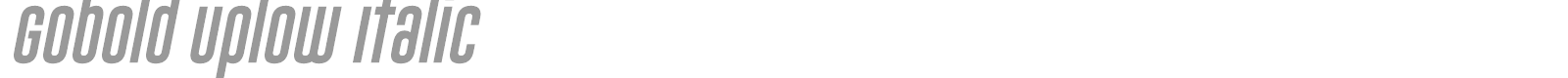 Gobold font preview